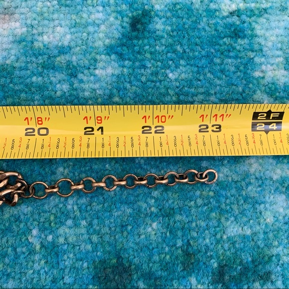 J Crew Black & Gold Rhinestone Statement Necklace - Picture 8 of 8